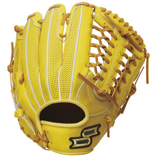 SSK Advanced 12.5" Outfield Glove Yellow/Tan RHT SSK Advanced 12.5" Outfield Glove Yellow/Tan RHT