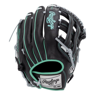 Rawlings NXT 12.5" Outfield Glove Black/Green RHT Rawlings NXT 12.5" Outfield Glove Black/Green RHT