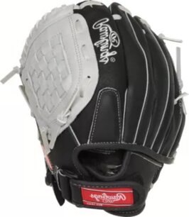Rawlings Sure Catch 10.5" Youth Infield Glove Black/Gray LHT Rawlings Sure Catch 10.5" Youth Infield Glove Black/Gray LHT