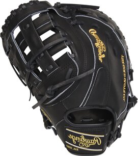 Rawlings Heart of the Hide 12.5" First Base Glove Black LHT Rawlings Heart of the Hide 12.5" First Base Glove Black LHT