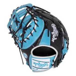 Rawlings Heart of the Hide 12.5" First Base Glove Black/Colombia Blue/White LHT Rawlings Heart of the Hide 12.5" First Base Glove Black/Colombia Blue/White LHT