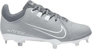 Nike Hyperdiamond 4 Grey Metal Cleats Nike Hyperdiamond 4 Grey Metal Cleats