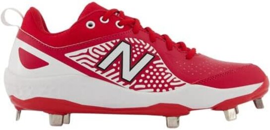 New Balance SMVELOR2 Scarlet Metal Cleats New Balance SMVELOR2 Scarlet Metal Cleats