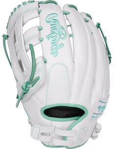 Rawlings Liberty Advanced Softball 13" Outfield Glove White/Mint LHT Rawlings Liberty Advanced Softball 13" Outfield Glove White/Mint LHT