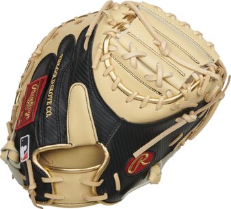Rawlings Heart of the Hide 34" Catcher Glove Hyper Shell Tan/Black RHT Rawlings Heart of the Hide 34" Catcher Glove Hyper Shell Tan/Black RHT