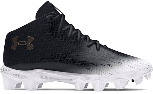 Under Armour Spotlight 4 Black High Rubber Cleats Under Armour Spotlight 4 Black High Rubber Cleats