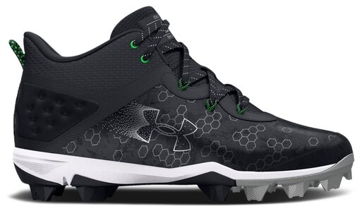 Under Armour Harper 8 Black/Green High Rubber Cleats Under Armour Harper 8 Black/Green High Rubber Cleats