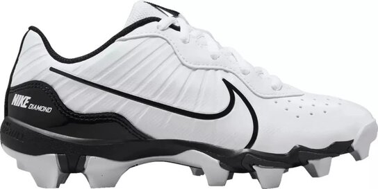 Nike Huarache 4 White/Black Low Rubber Cleats Nike Huarache 4 White/Black Low Rubber Cleats