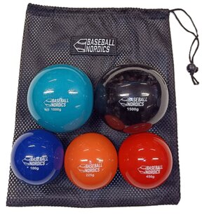 Baseball Nordics Weighted Plyo Ball Set