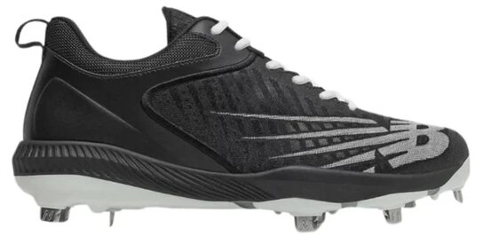 New Balance L4040BK6 Black Metal Cleats New Balance L4040BK6 Black Metal Cleats