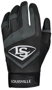 LS GENUINE BL - Louisville Slugger Genuine Batting Gloves BLACK YS T/M XXL LS GENUINE BL - Louisville Slugger Genuine Batting Gloves BLACK YS T/M XXL