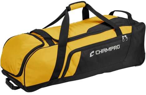 Champro Boss Wheeled Catcher's Bag Yellow