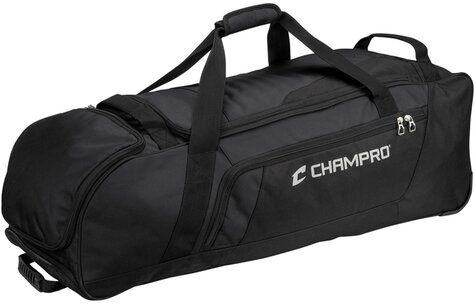 Champro Boss Wheeled Catcher's Bag Black
