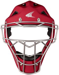 Champro Pro-Plus Matte Rubberized Catcher Helmet Adult Scarlet Champro Pro-Plus Matte Rubberized Catcher Helmet Adult Scarlet