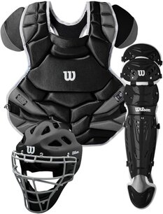 Wilson C1K Catcher Set Adult Black Wilson C1K Catcher Set Adult Black