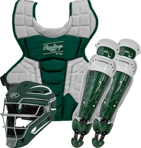Rawlings Velo 2.0 Catcher Set Adult Dark Green Rawlings Velo 2.0 Catcher Set Adult Dark Green