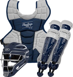 Rawlings Velo 2.0 Catcher Set Intermediate Navy Rawlings Velo 2.0 Catcher Set Intermediate Navy