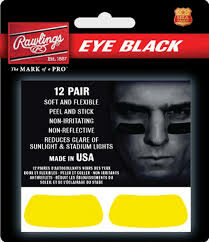 Rawlings Eye Black Stickers Yellow Rawlings Eye Black Stickers Yellow