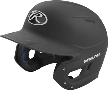 Rawlings Mach Matte Batting Helmet Black Rawlings Mach Matte Batting Helmet Black