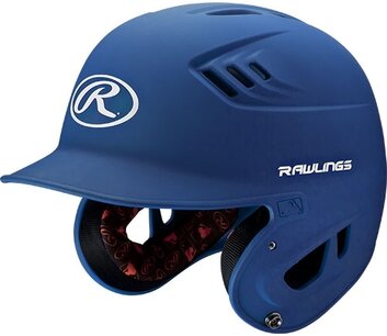 Rawlings R16/Velo Matte Batting Helmet Royal Rawlings R16/Velo Matte Batting Helmet Royal