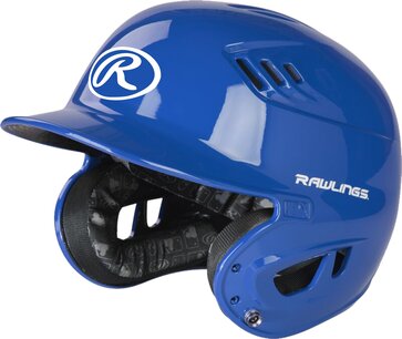 Rawlings R16/Velo Gloss Finish Batting Helmet Royal Rawlings R16/Velo Gloss Finish Batting Helmet Royal