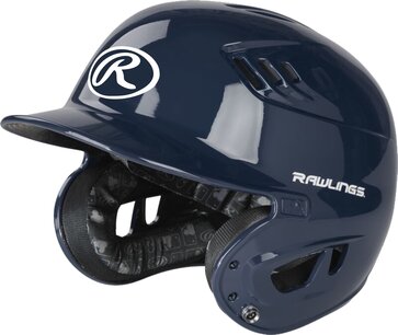 Rawlings R16/Velo Gloss Finish Batting Helmet Navy Rawlings R16/Velo Gloss Finish Batting Helmet Navy