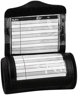 Champro Wristband Playbook Adult - Triple Black Champro Wristband Playbook Adult - Triple Black