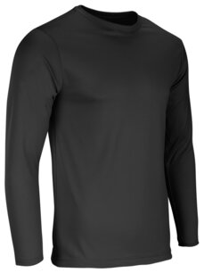 BST99LS - Champro Vision Dry Gear Long Sleeve T-Shirt Black BST99LS - Champro Vision Dry Gear Long Sleeve T-Shirt Black