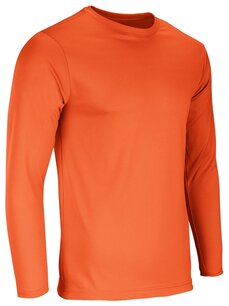 BST99LS - Champro Vision Dry Gear Long Sleeve T-Shirt Orange BST99LS - Champro Vision Dry Gear Long Sleeve T-Shirt Orange