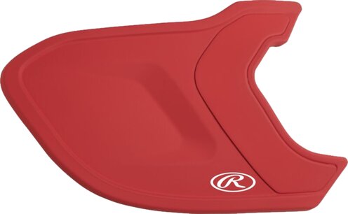 Rawlings Mach Batting Helmet Extension Scarlet Rawlings Mach Batting Helmet Extension Scarlet