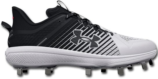 Under Armour Yard MT Black/White Metal Cleats Under Armour Yard MT Black/White Metal Cleats