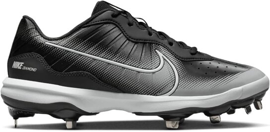 Nike Huarache Varsity 4 Black Metal Cleats Nike Huarache Varsity 4 Black Metal Cleats