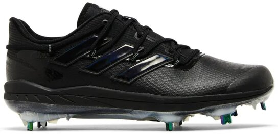 Adidas Afterburner 8 Black Metal Cleats Adidas Afterburner 8 Black Metal Cleats