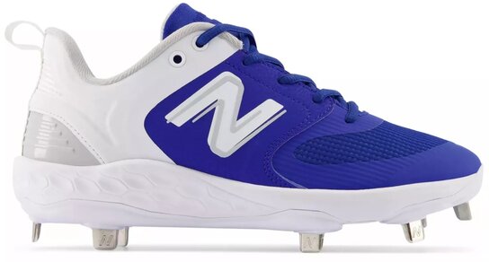 New Balance SMVELOB3 Royal/White Metal Cleats New Balance SMVELOB3 Royal/White Metal Cleats