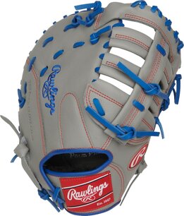 Rawlings Select Pro Lite Freddy Freeman 11.5" Youth First Base Glove Grey/Blue RHT Rawlings Select Pro Lite Freddy Freeman 11.5" Youth First Base Glove Grey/Blue RHT