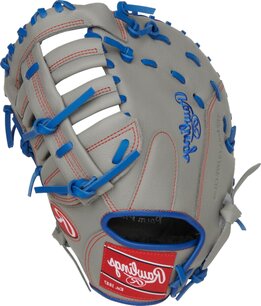 Rawlings Select Pro Lite Freddy Freeman 11.5" Youth First Base Glove Grey/Blue LHT Rawlings Select Pro Lite Freddy Freeman 11.5" Youth First Base Glove Grey/Blue LHT