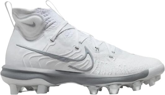 Nike Huarache NXT White/Grey High Rubber Cleats Nike Huarache NXT White/Grey High Rubber Cleats