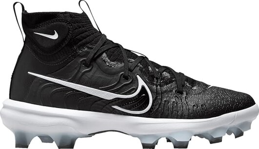 Nike Huarache NXT Black/White High Rubber Cleats Nike Huarache NXT Black/White High Rubber Cleats