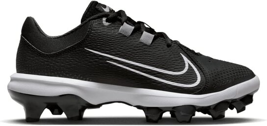 Nike Hyperdiamond 4 Pro Black/White Low Rubber Cleats Nike Hyperdiamond 4 Pro Black/White Low Rubber Cleats