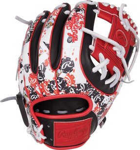 Rawlings Heart of the Hide 11.5" Infield Glove Black/Red/White Casino RHT Rawlings Heart of the Hide 11.5" Infield Glove Black/Red/White Casino RHT