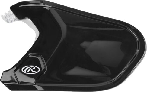Rawlings Mach Gloss Adjustable Helmet Extension Black Rawlings Mach Gloss Adjustable Helmet Extension Black