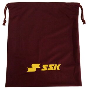 SSK Embroided Drawstring Bag Maroon