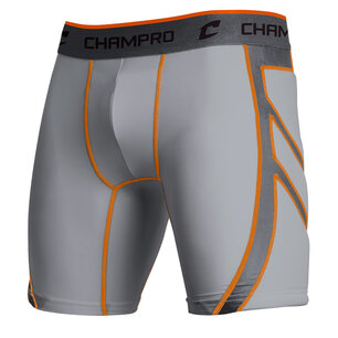 BPS15G - Champro Wind-Up Compression Sliding Short Grey BPS15G - Champro Wind-Up Compression Sliding Short Grey