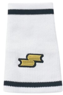 SSK Striped Wristband White/Navy SSK Striped Wristband White/Navy
