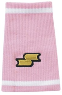 SSK Striped Wristband Pink/White SSK Striped Wristband Pink/White