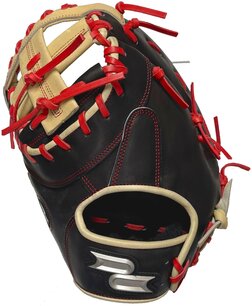 SSK Pro Custom 12.25" First Base Glove Black/Camel/Red LHT SSK Pro Custom 12.25" First Base Glove Black/Camel/Red LHT