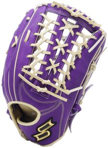SSK Advanced Softball 13" Outfield Glove Purple/Camel RHT SSK Advanced Softball 13" Outfield Glove Purple/Camel RHT
