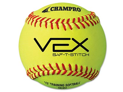CSBXB12 - Champro 12" VEX Nylon Practice Softbal CSBXB12 - Champro 12" VEX Nylon Practice Softbal