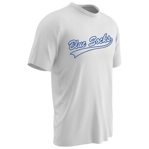 Blue Socks Dry Gear T-Shirt White