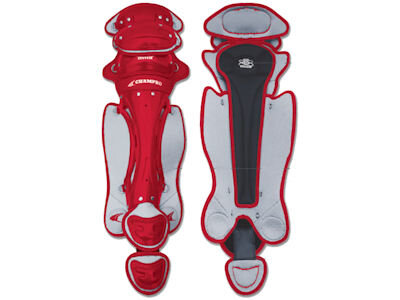Champro Pro-Plus Legguards Adult 16.5" Scarlet Champro Pro-Plus Legguards Adult 16.5" Scarlet